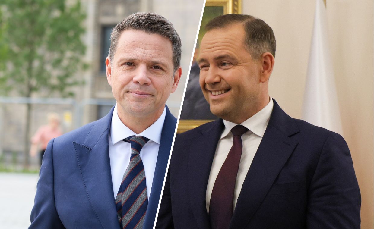 Rafał Trzaskowski i Karol Nawrocki