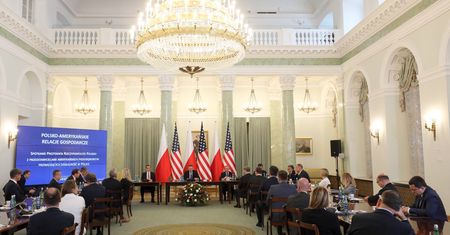 Spotkanie Dudy z biznesmenami z USA. "Jeden z nich nie istnieje"