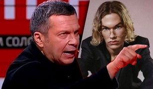 Propagandzista wzywa młodych Rosjan na front. Jego syn cieszy się życiem w Londynie i Moskwie