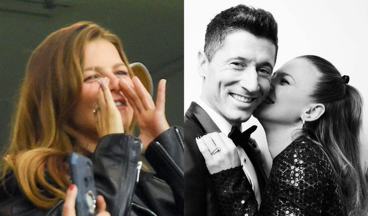 Anna Lewandowska pociesza Roberta Lewandowskiego