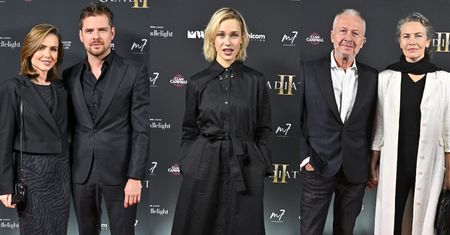 Znani i lubiani na premierze "Gladiatora": skromna Helena Englert, eleganccy Linda i Popiel, stylowa Marta Żmuda Trzebiatowska