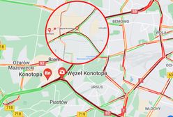 Karambol na A2. Gigantyczne korki