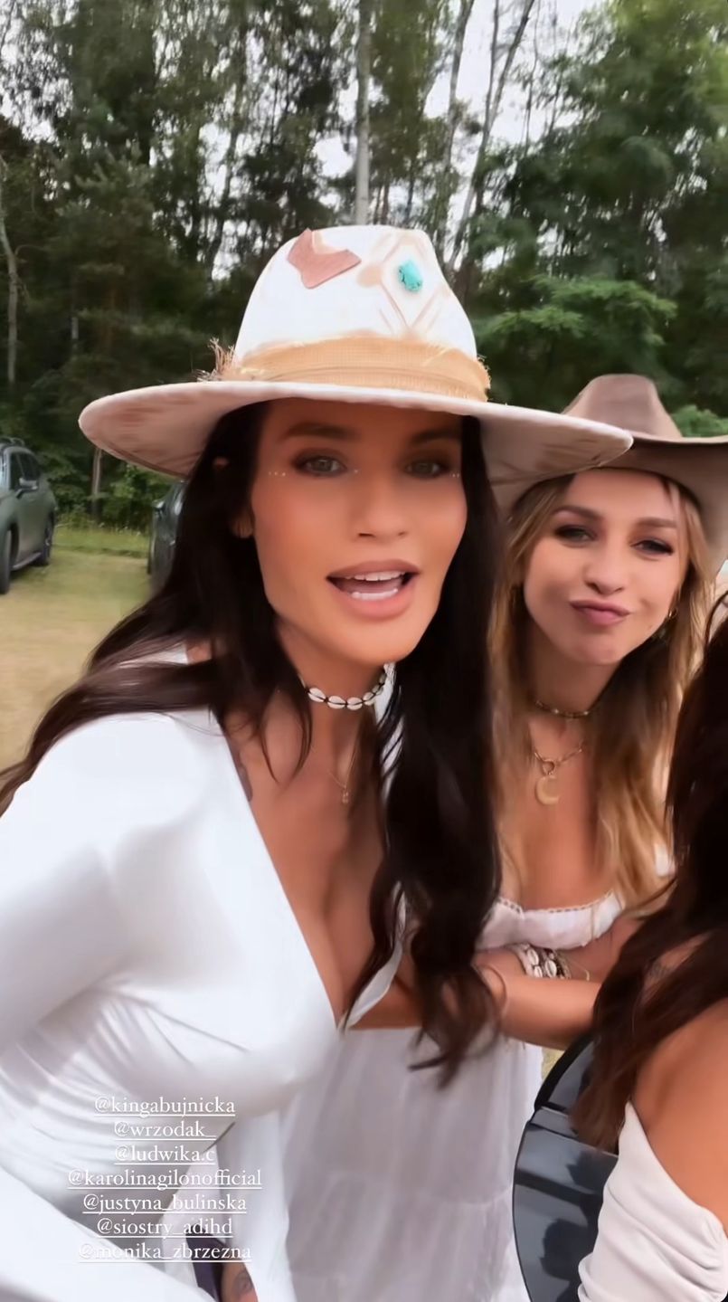 Marcelina Zawadzka wyprawiła ogrodowe baby shower