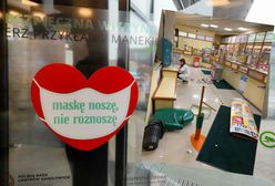 Zdemolował aptekę, bo poproszono go o założenie maseczki