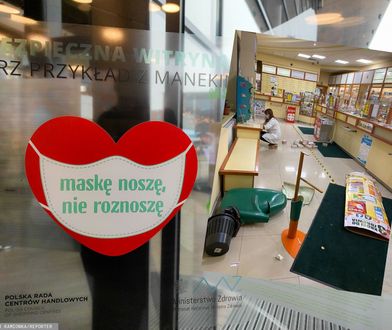 Zdemolował aptekę, bo poproszono go o założenie maseczki