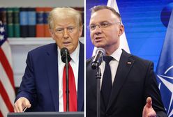 "Zupełnie się nie zgadzam". Andrzej Duda broni Donalda Trumpa