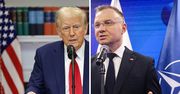 "Zupełnie się nie zgadzam". Andrzej Duda broni Donalda Trumpa