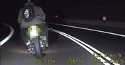 Pędził motocyklem 185 km/h pod prąd. Nie miał prawa jazdy