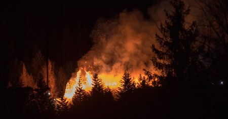 Strażacy walczą z pożarem Biebrzańskiego Parku Narodowego. Akcję utrudnia susza i silny wiatr