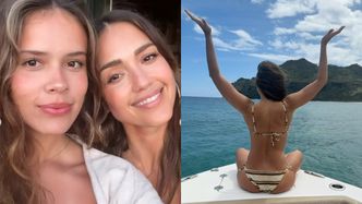 Jessica Alba na rodzinnych wakacjach. Nie zabrakło zdjęć z córką i kadrów w bikini... (ZDJĘCIA)