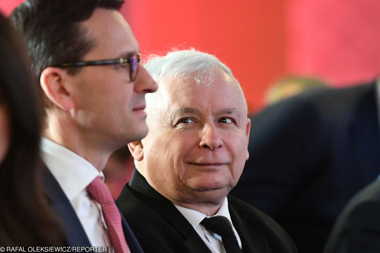 Mateusz Morawiecki i Jarosław Kaczyński