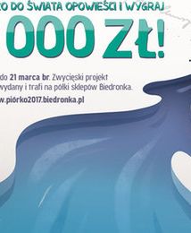 Biedronka daje 100 tys. zł. Wystarczy napisać książkę