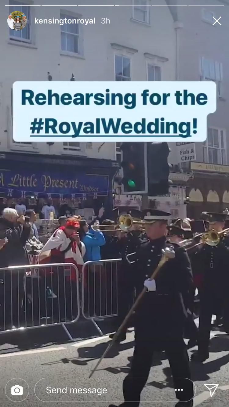 Próba przejazdu ślubnego orszaku Meghan i księcia Harry'ego