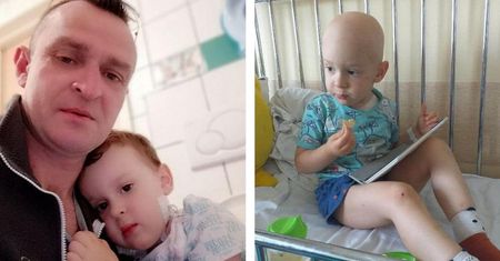"Tatuś płacze i Oli płacze". U 3-letniego Oliwiera Wołoszynka wykryto guza mózgu