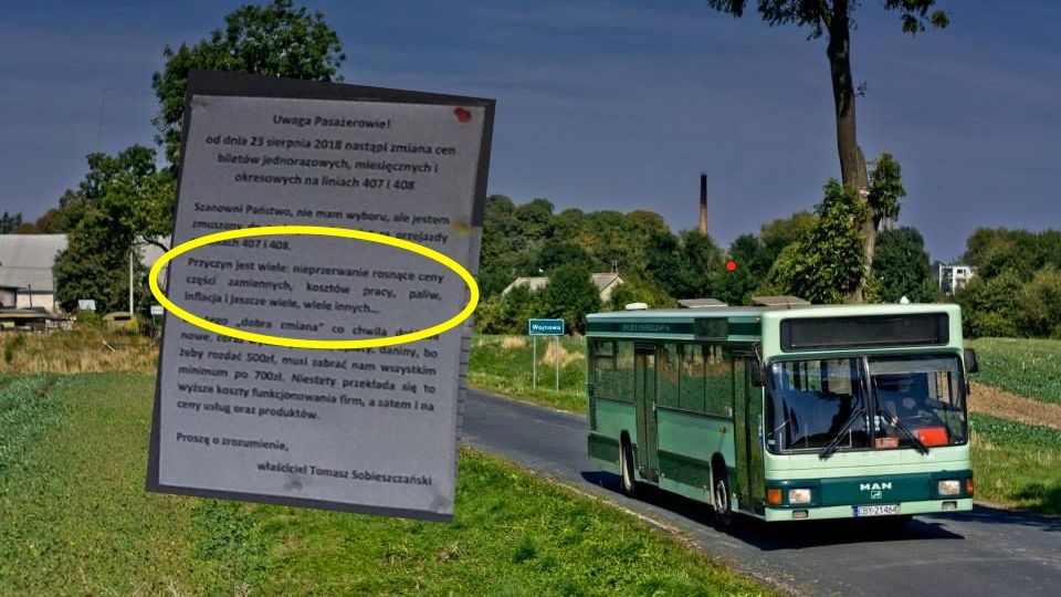 Informacje o podwyżkach cen biletów zostały okraszone dokładnym wyjaśnieniem przyczyn