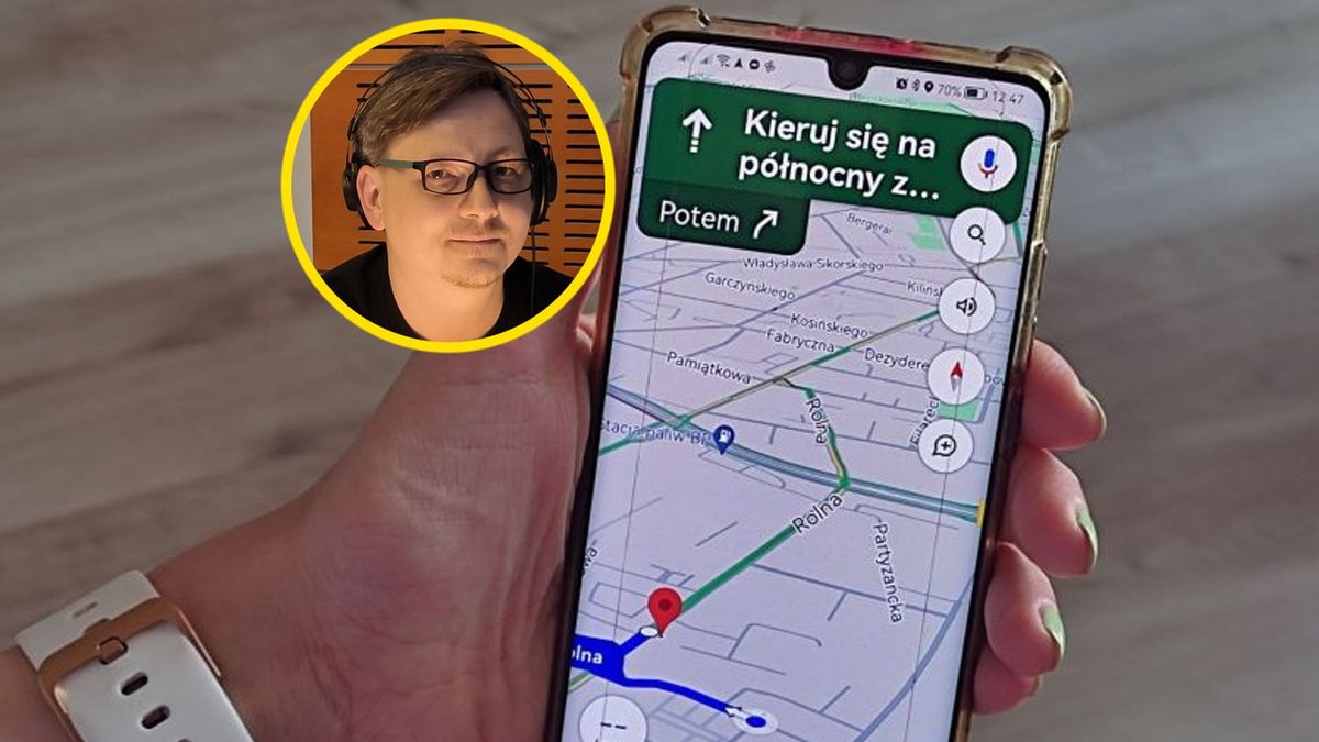 Mapy Google i lektor Jarosław Juszkiewicz