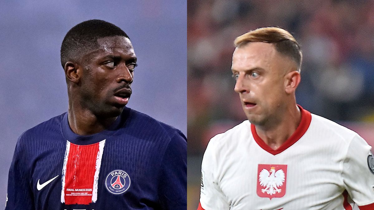 Getty Images / Aurelien Meunier - PSG / WP SportoweFakty/Krzysztof Porębski / Na zdjęciu: Ousmane Dembele i Kamil Grosicki