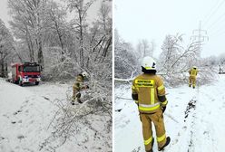 Strażacy walczą z atakiem zimy. Są kolejne ostrzeżenia