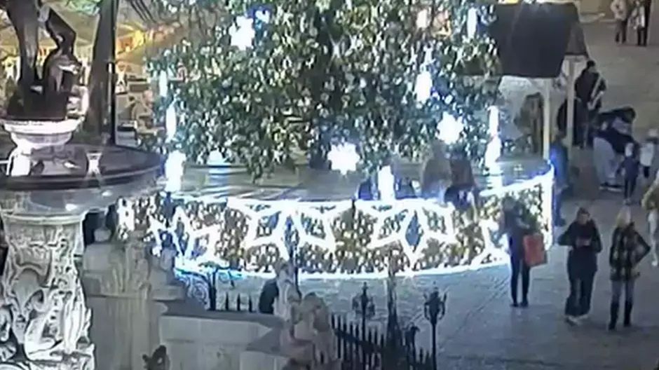 Wypadek przy choince w Gdańsku