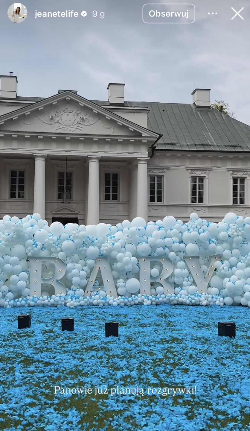 Impreza gender reveal u Andziaks i Luki