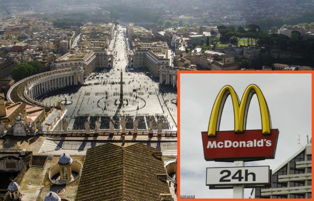 McDonald's chce otworzyć restaurację obok Placu św. Piotra. Kardynałowie są oburzeni