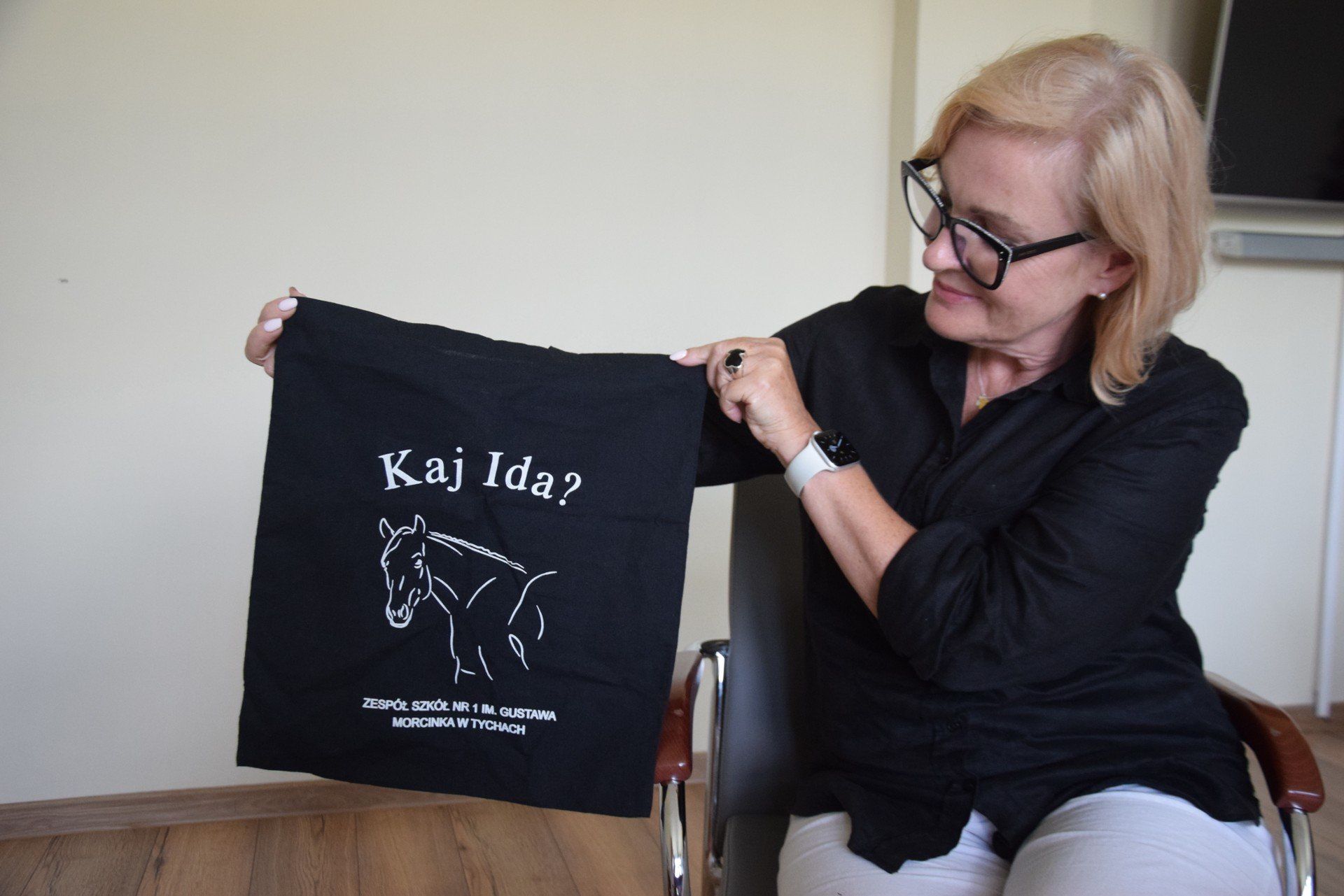 Grażyna Jurek, dyrektor   Zespołu Szkół nr 1 w Tychach