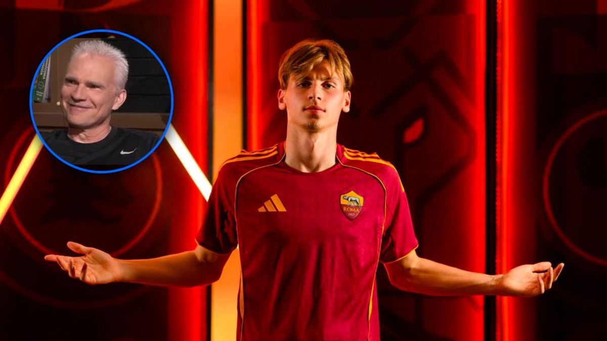 Getty Images / Fabio Rossi/AS Roma via Getty Images/YouTube / Na dużym zdjęciu Jan Ziółkowski, na małym Piotr Czachowski