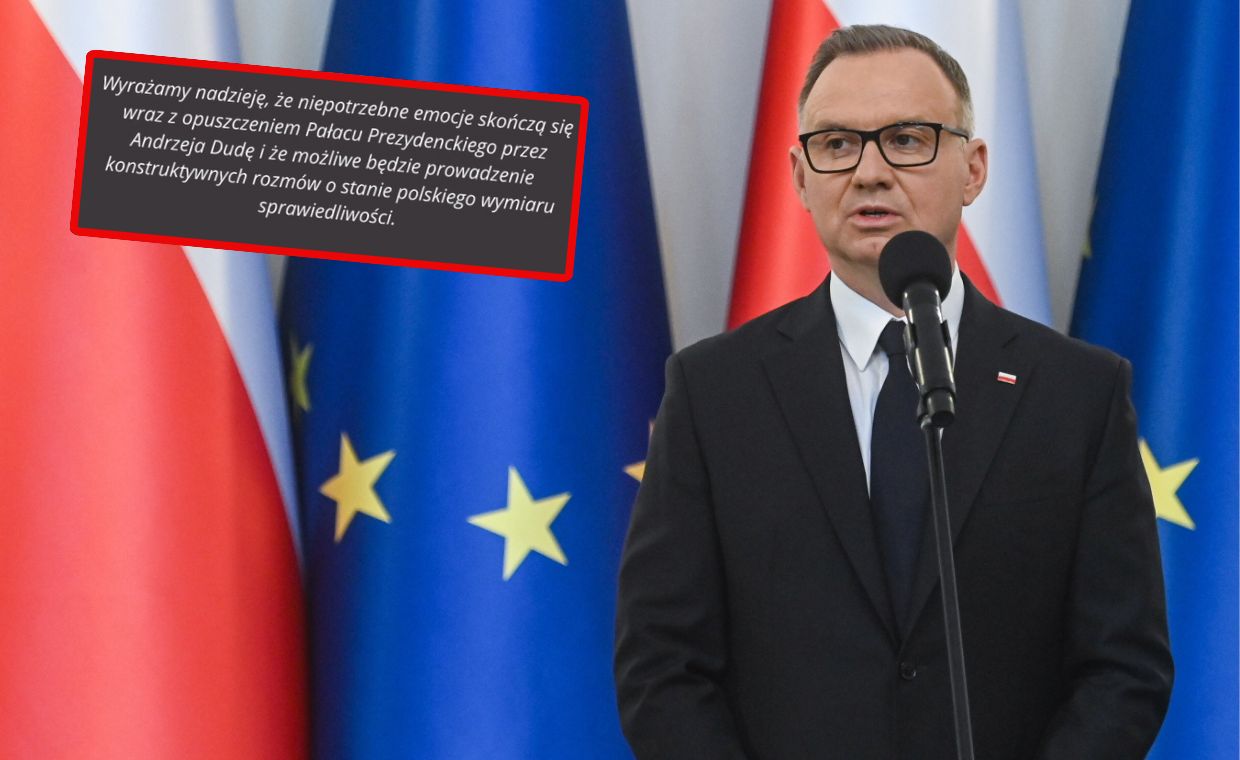 "Iustitia" odpowiada Dudzie