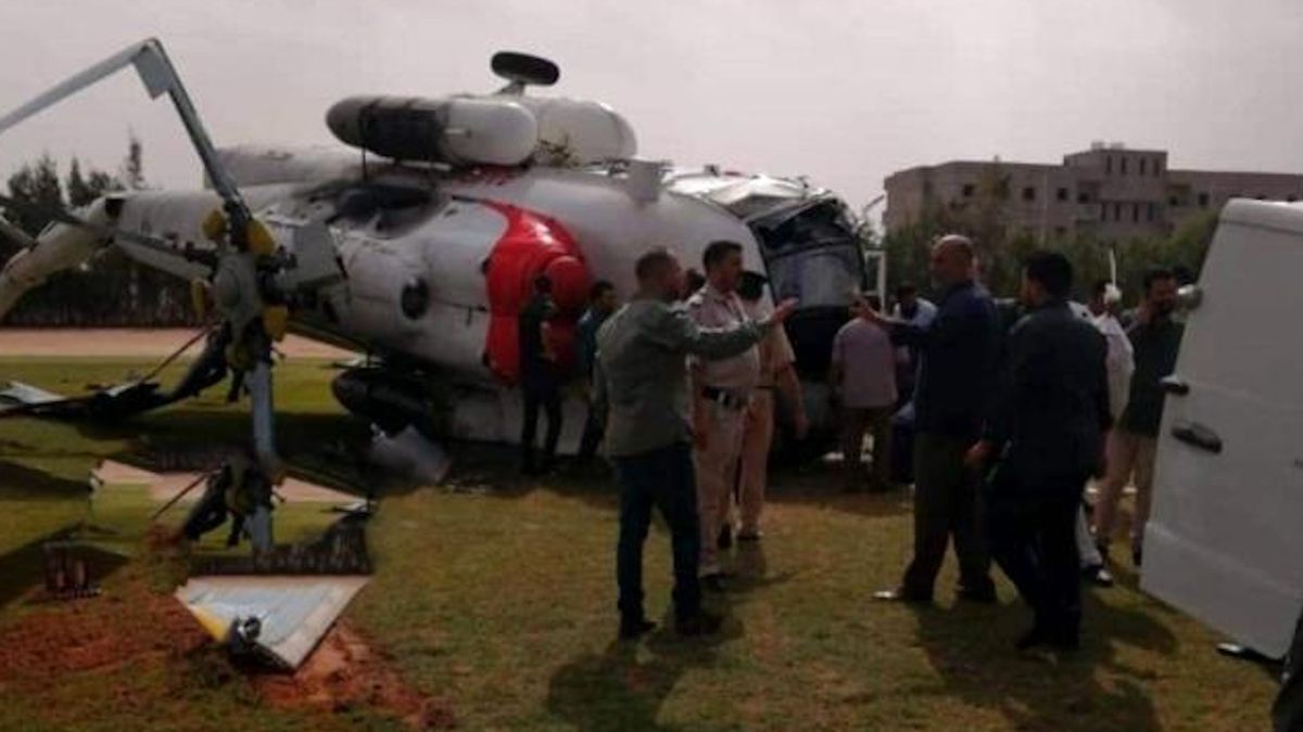 W Libii rozbił się śmigłowiec 