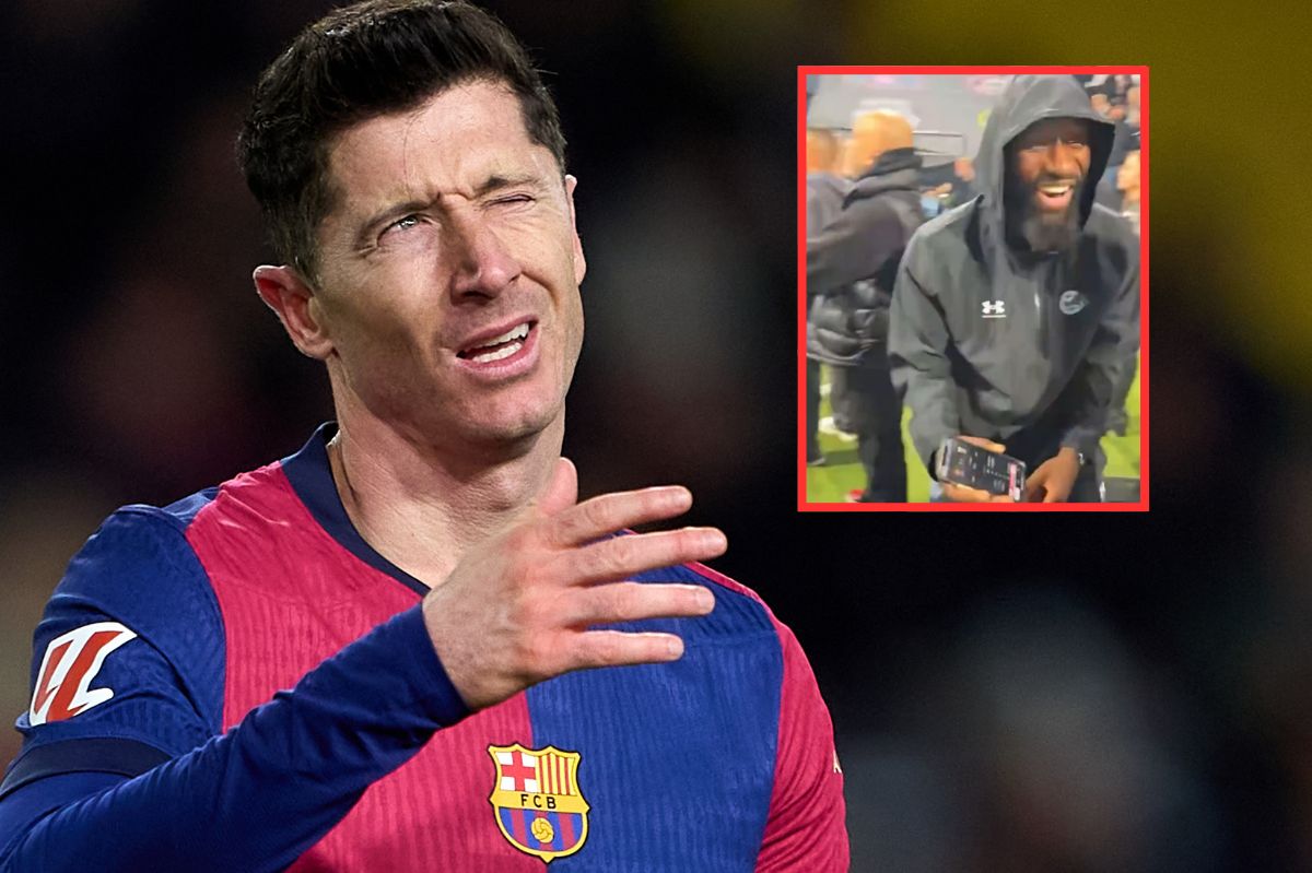 Rüdiger's delight: Barcelona's stumble sparks viral reaction