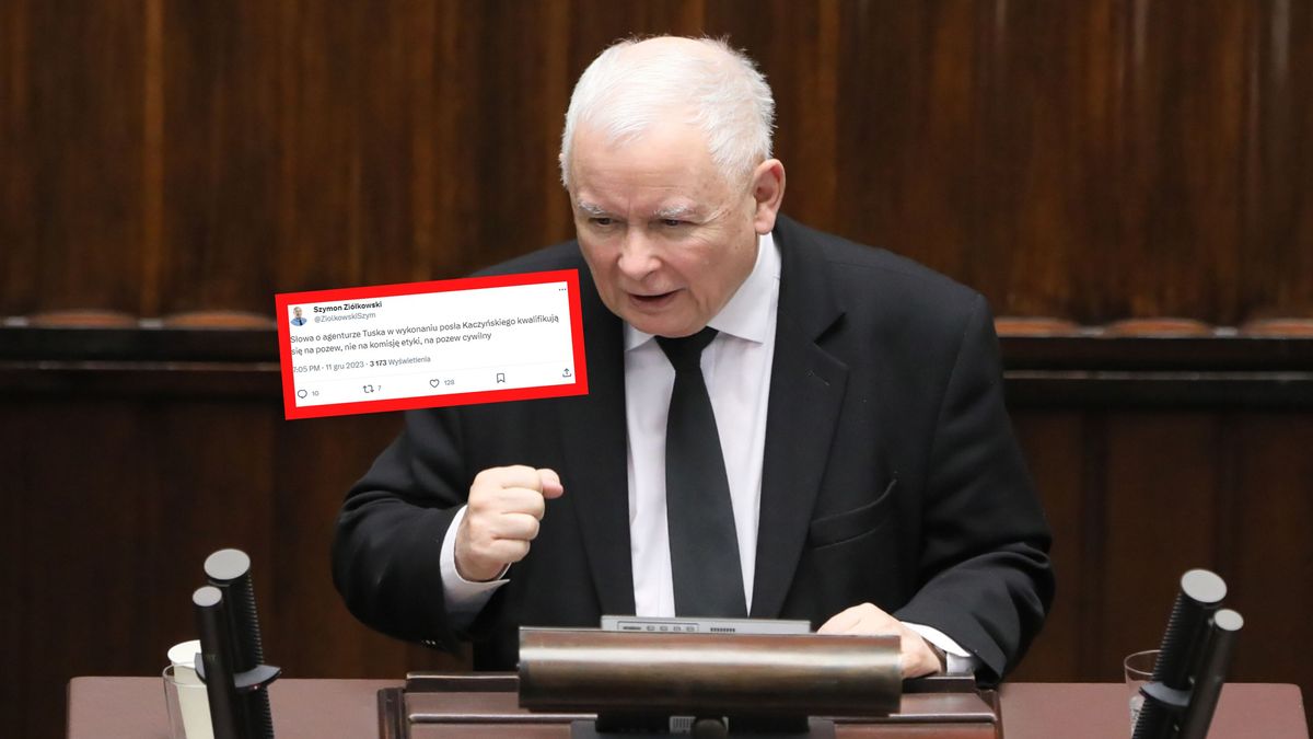 PAP / Szymon Ziółkowski zareagował na wypowiedź Jarosława Kaczyńskiego