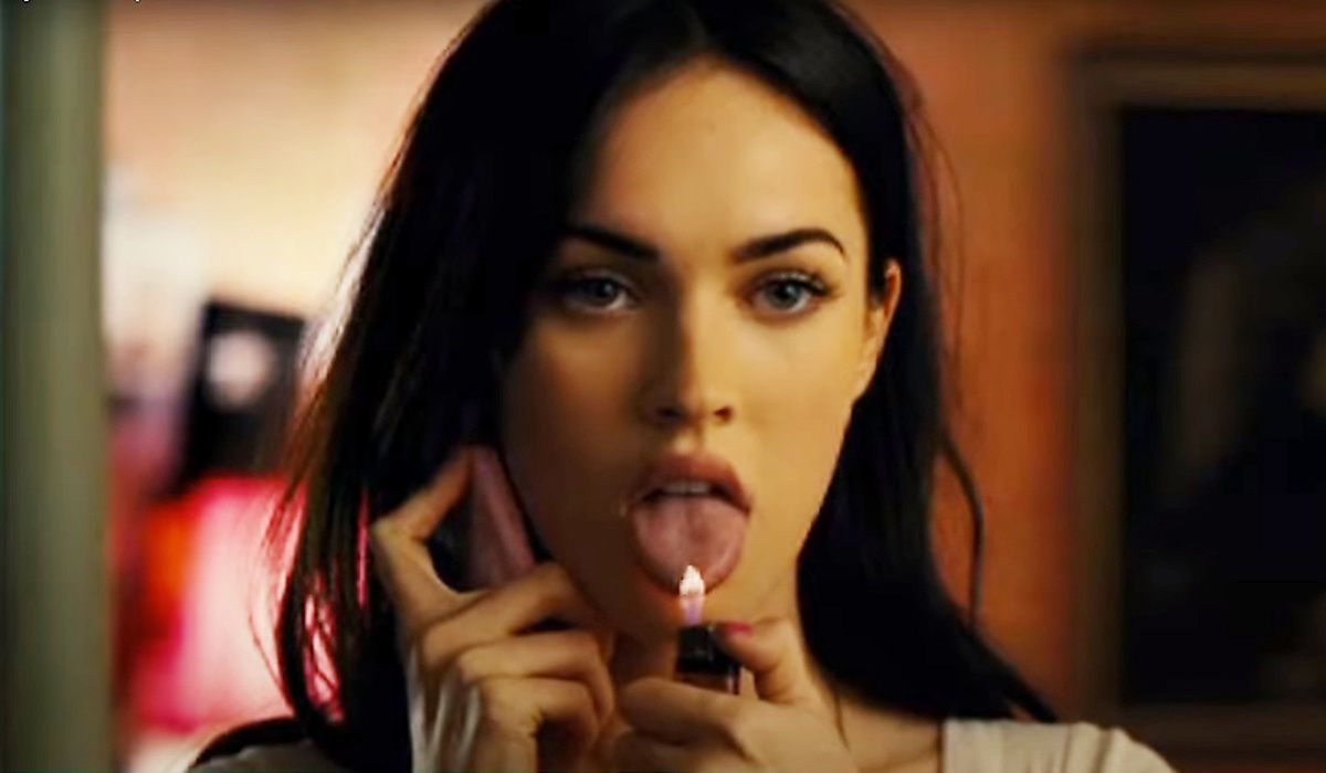 Megan Fox kiedyś ognia się nia bała...