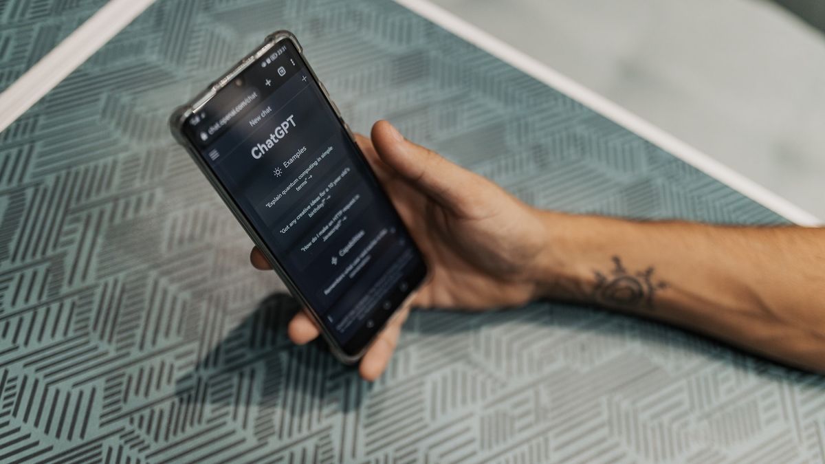 ChatGPT na telefonie