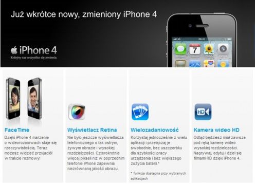 iPhone 4 także w Erze