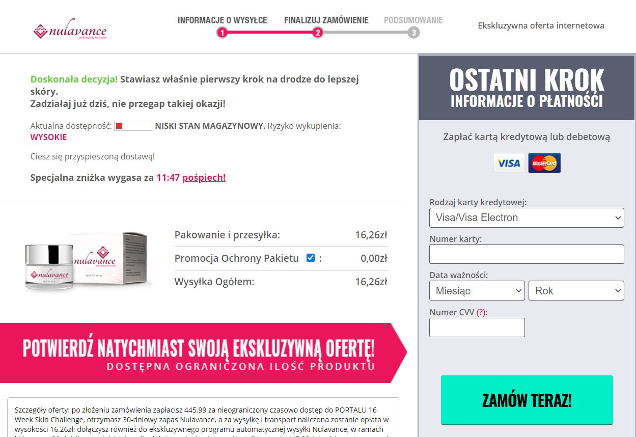 Ostatni krok (by przekazać oszustom dane do swojej karty i dostęp do pieniędzy), fot. materiały prasowe Dagma.