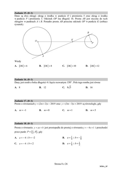 Matura z matematyki 2019