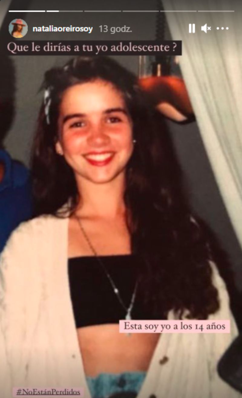 Natalia Oreiro w młodości 
