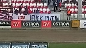 Polscy kibice wywiesili transparent przeciwko Putinowi