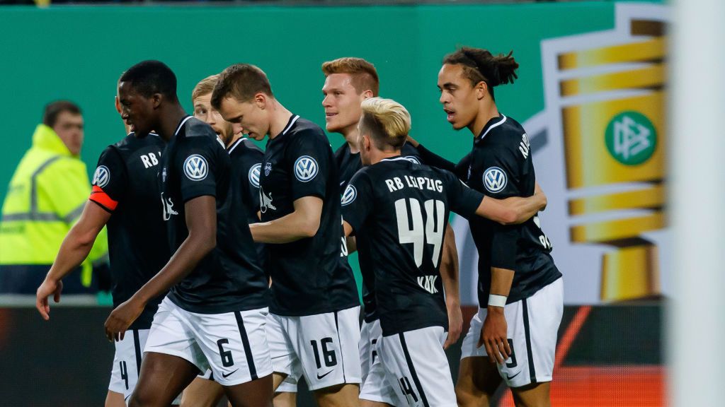 Getty Images / TF-Images/ / Na zdjęciu: piłkarze RB Lipsk