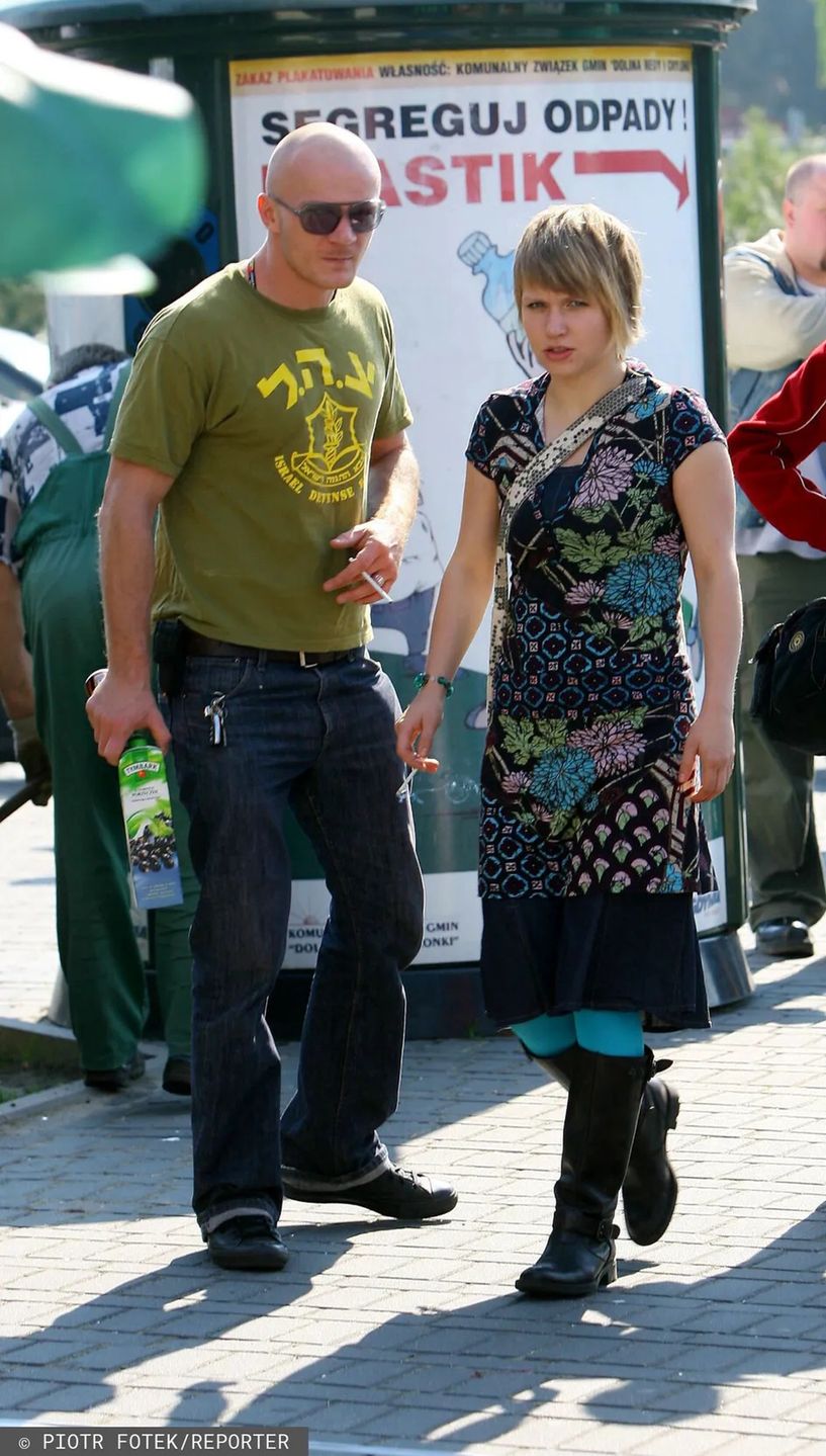 Dorota Masłowska i Eryk Lubos