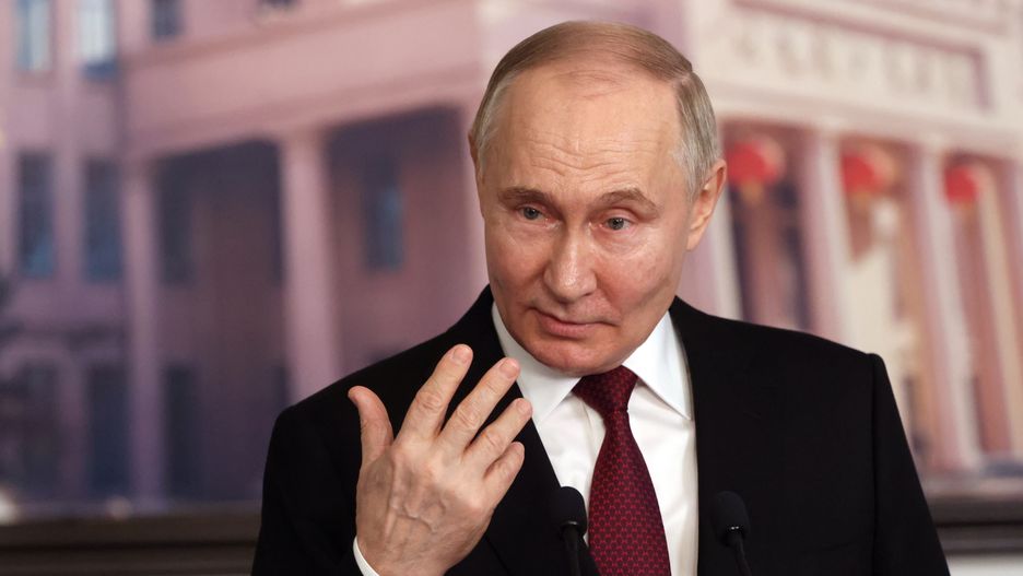HARBIN, CHINA - MAY 17: (RUSSIA OUT) Russian President Vladimir Putin speaks during a press conference on May 17, 2024 in Harbin, China. Russian President Vladimir Putin is in China for a two-day state visit. (Photo by Contributor/Getty Images)