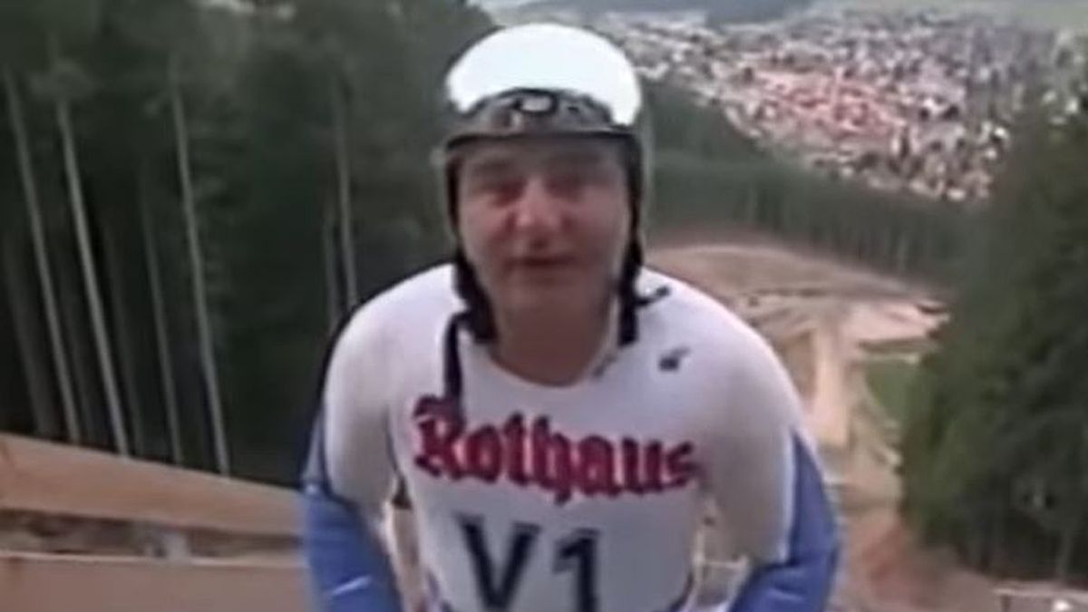 YouTube / Robert Makłowicz na skoczni w Titisee