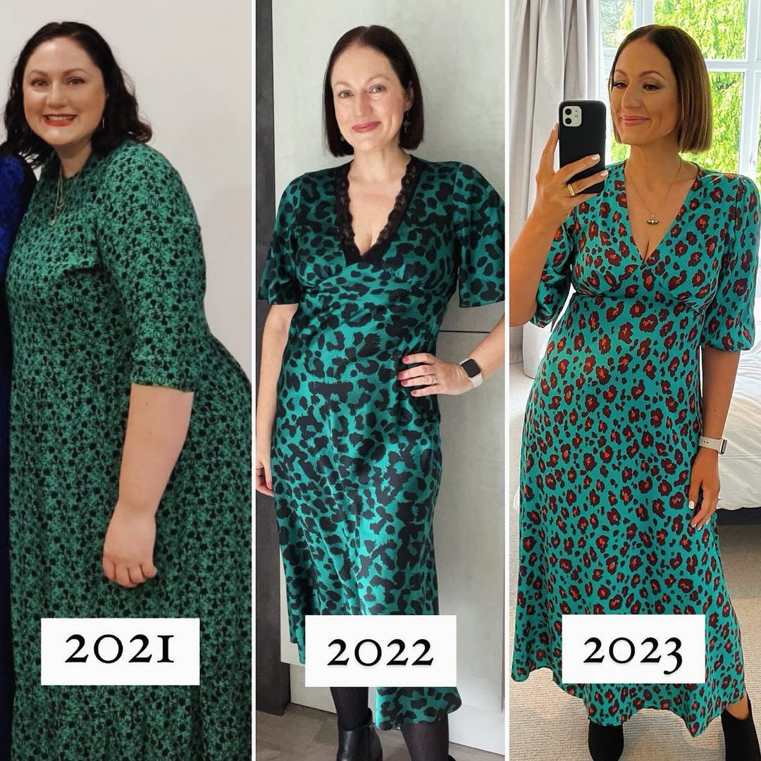 Genevieve Smith przed i po. Schudła prawie 50 kilogramów