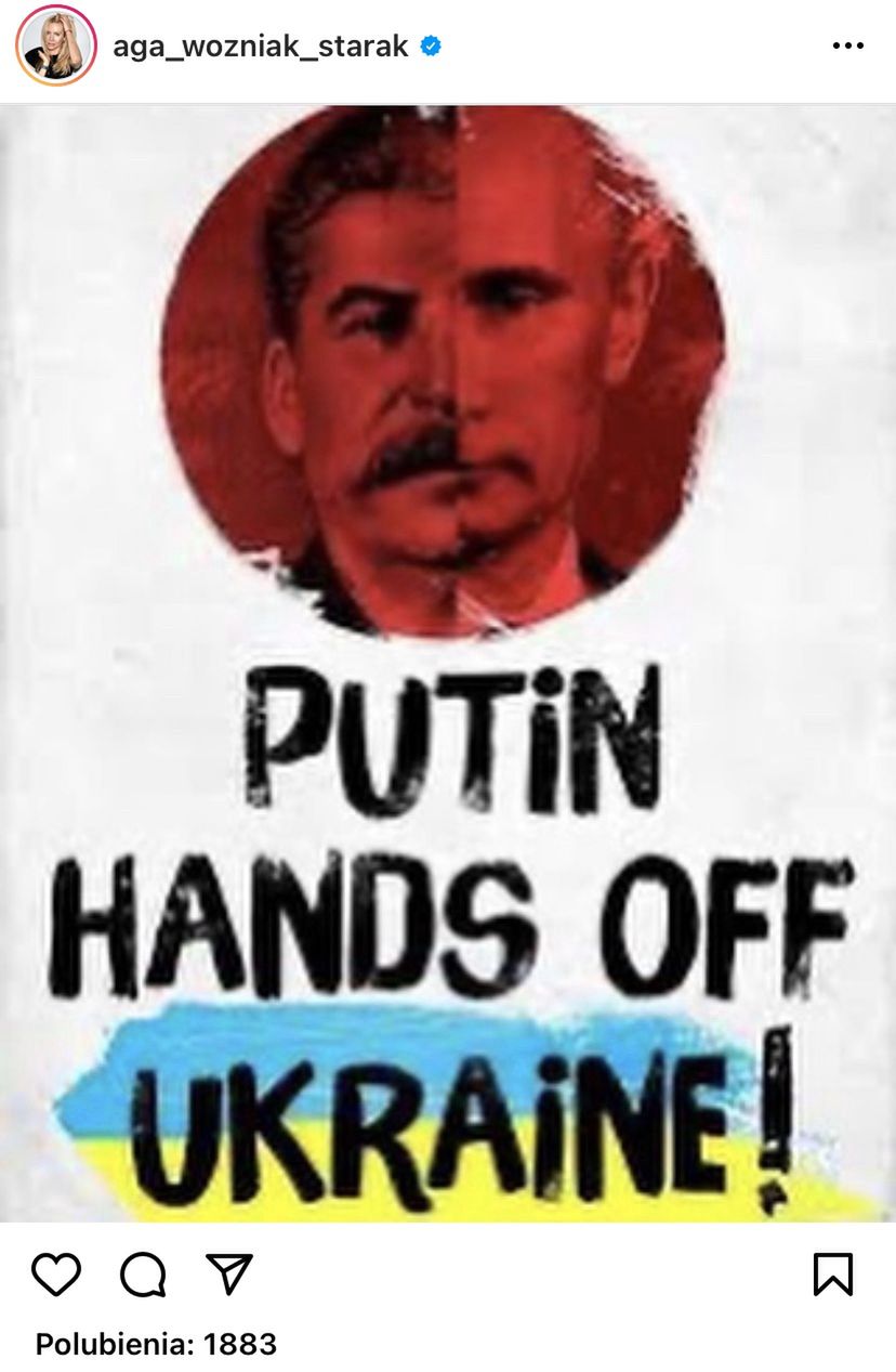 Celebryci solidaryzują się z zaatakowaną przez Rosję Ukrainą