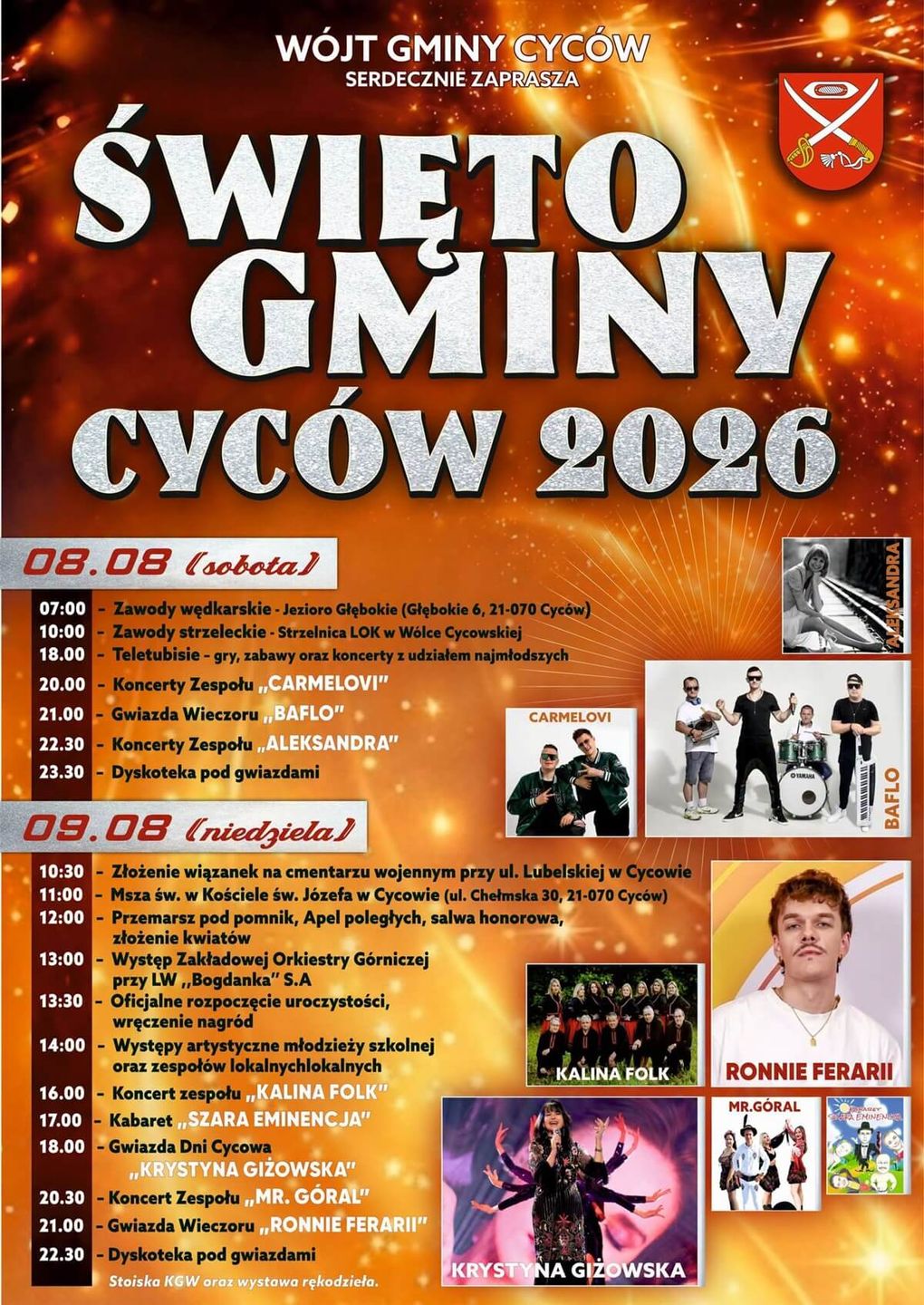 Święto Gminy Cyców 2026