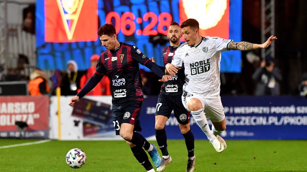 PAP / Marcin Bielecki / Na zdjęciu: Benedikt Zech (z lewej) i Ricardo Nunes (w środku) oraz Erik Exposito (z prawej)