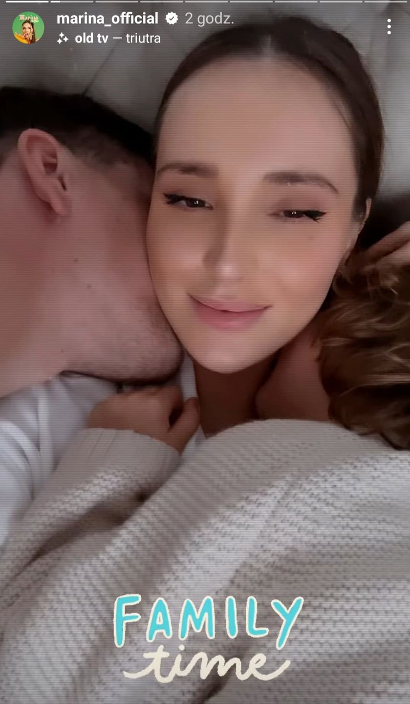 Marina relacjonuje czas z rodziną