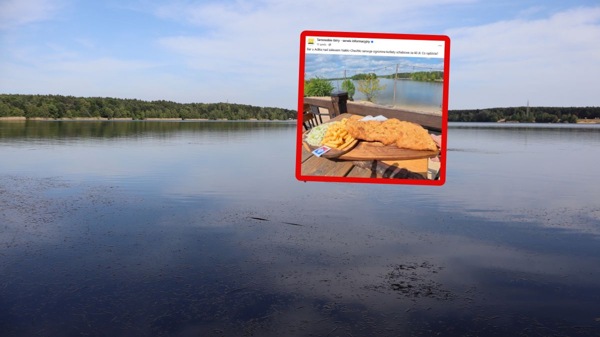 Nad zalewem Nakło-Chechło można zjeść gigantycznego schabowego.