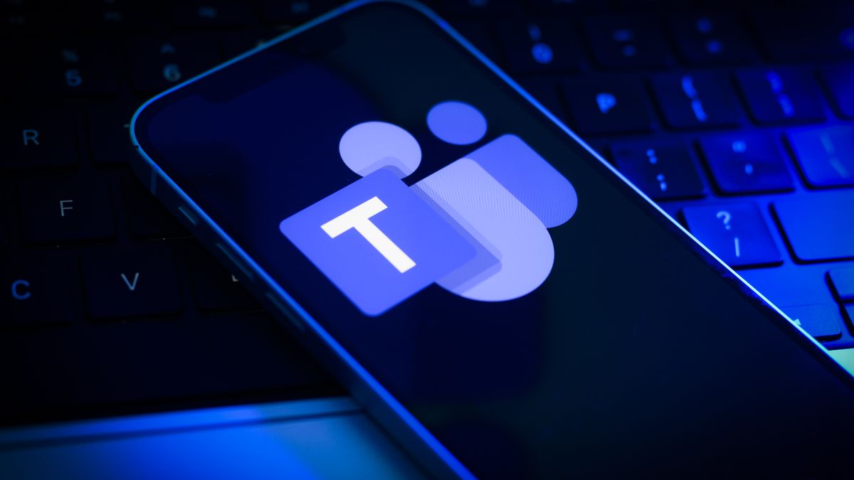 The Microsoft Teams logo is seen in this photo illustration in Warsaw, Poland on 25 January, 2023. Several Microsoft services were unable to be reached by tens of thousands around the world on Wednesday accroding to Downdetector.The outage was caused, according to Microsoft by a network change. Services affected included Outlook, Teams and Xbox Live. (Photo by Jaap Arriens/NurPhoto via Getty Images)