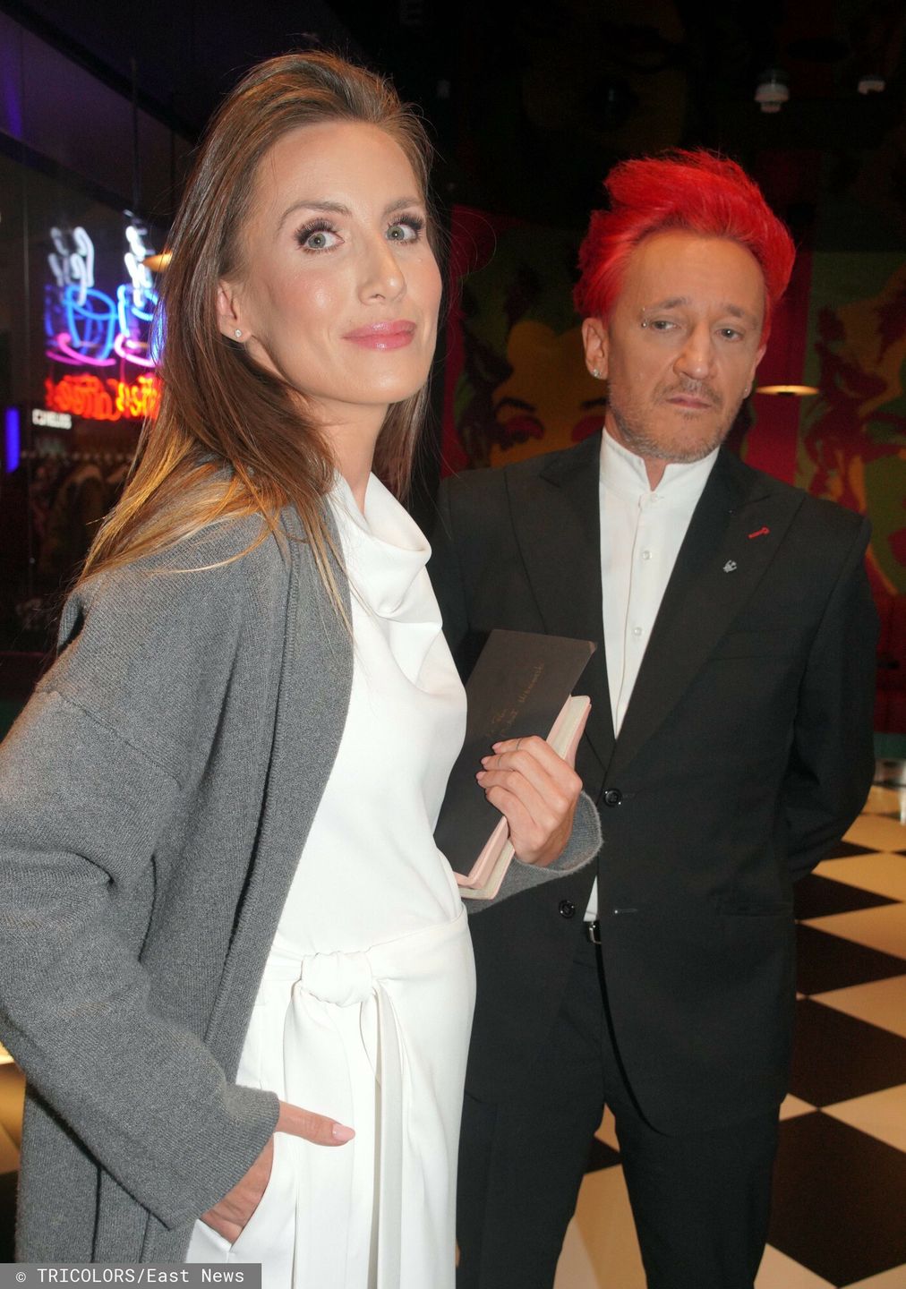 Michał Wiśniewski i Pola Wiśniewska na premierze filmu "Apokawixa"